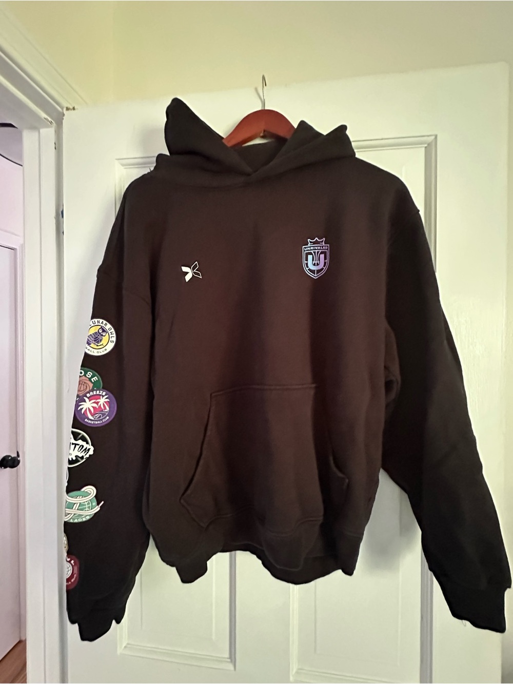 EVERYONE WATCHES WOMEN’S SPORTS™ X UNRIVALED BASKSETBALL HOODIE - Rare - Picture 3 of 10